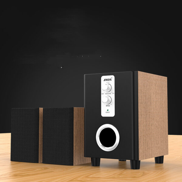 3 in 1 Home Speaker 3.5mm Wired Computer Speakers HD Sound USB Powered Sound Box - Image 2