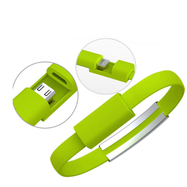 Bracelet data cable USB silicone charging short cable - Image 4