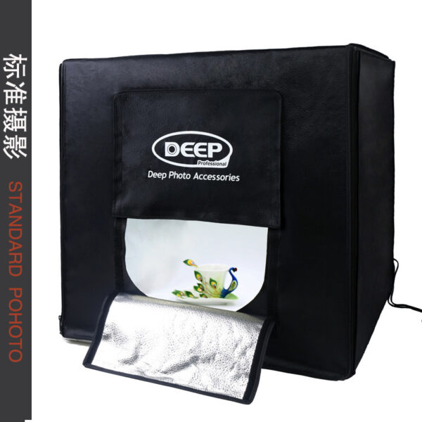 DEEP LED photographic studio photography lamp kit softbox 60CM set wholesale - Image 3