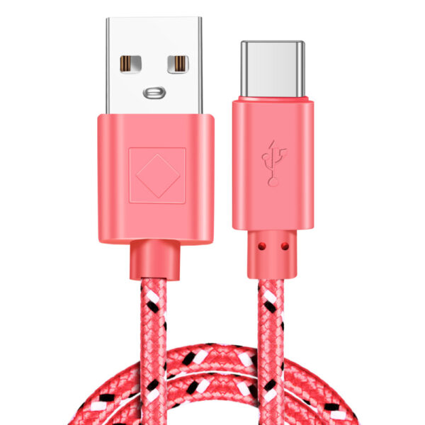 Braided Nylon Usb Type-C Usb-C Data Cable For Fast Charging And Data Transmission - Image 8