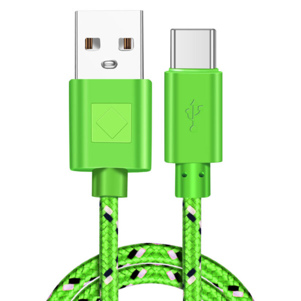Braided Nylon Usb Type-C Usb-C Data Cable For Fast Charging And Data Transmission - Image 6