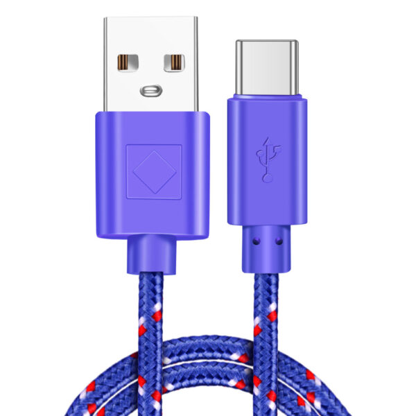 Braided Nylon Usb Type-C Usb-C Data Cable For Fast Charging And Data Transmission - Image 5