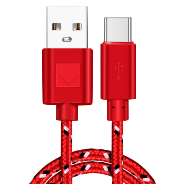 Braided Nylon Usb Type-C Usb-C Data Cable For Fast Charging And Data Transmission - Image 10