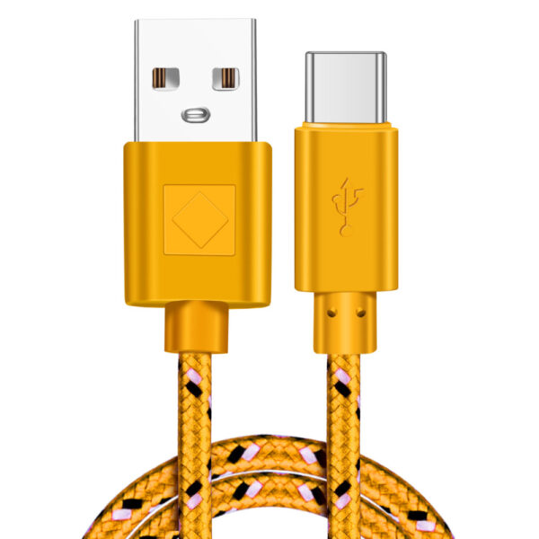Braided Nylon Usb Type-C Usb-C Data Cable For Fast Charging And Data Transmission - Image 4