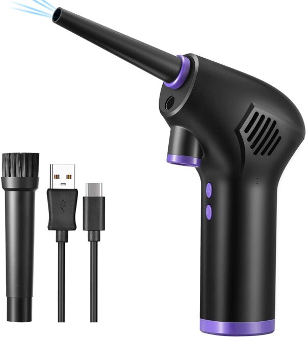 Cordless Air Duster Compressed Air Blower Electric Air Duster for Computer Keyboard Camera Cleaning Small Appliances - Image 8