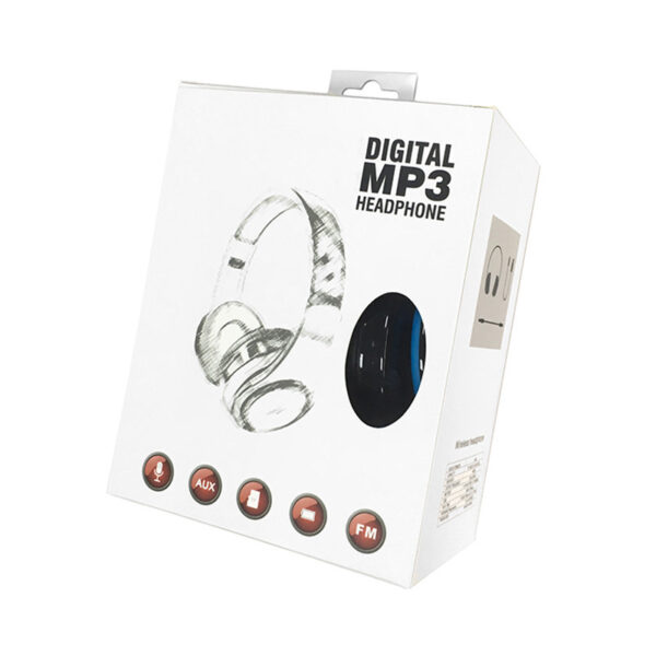 HIFI Wireless Headphones Bluetooth Stereo Headset Music Headset FM SD Card Sport Headphone With Mic For PC - Image 3
