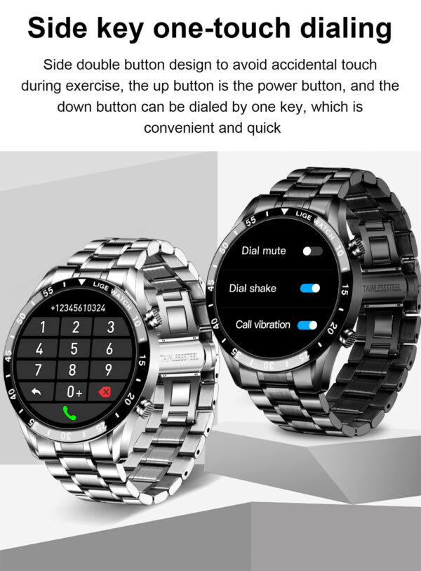 Lige's New Smart Watch Upgrade Smart Wearable Watch - Image 6