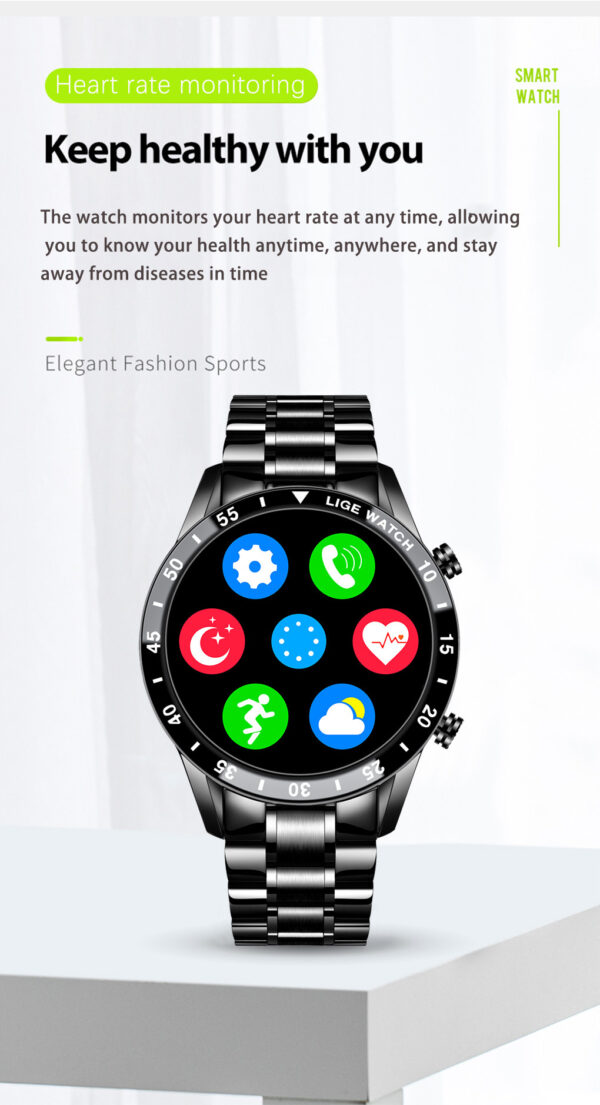 Lige's New Smart Watch Upgrade Smart Wearable Watch - Image 9