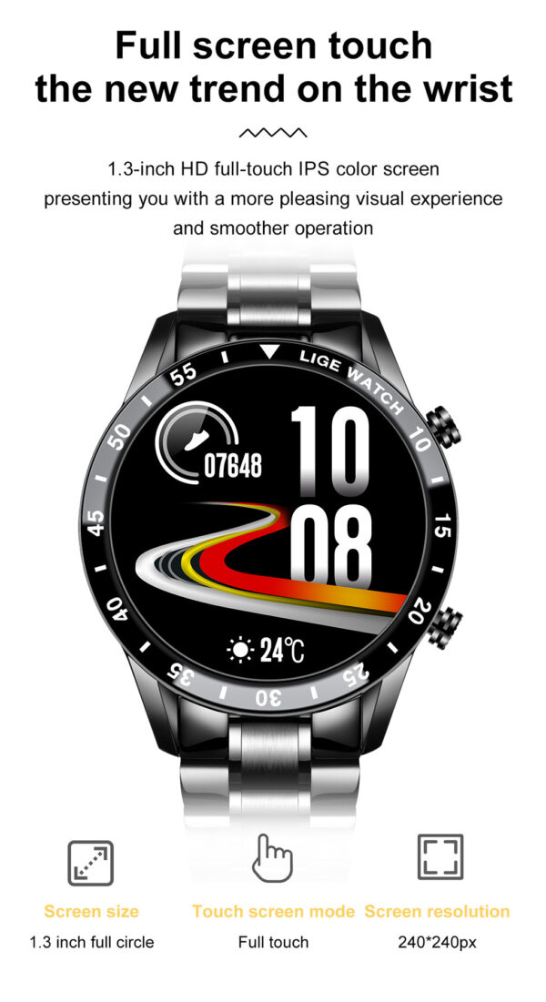 Lige's New Smart Watch Upgrade Smart Wearable Watch - Image 5