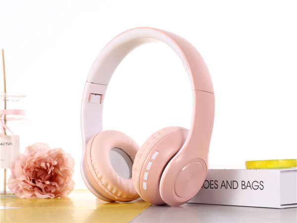 HIFI Wireless Headphones Bluetooth Stereo Headset Music Headset FM SD Card Sport Headphone With Mic For PC - Image 2