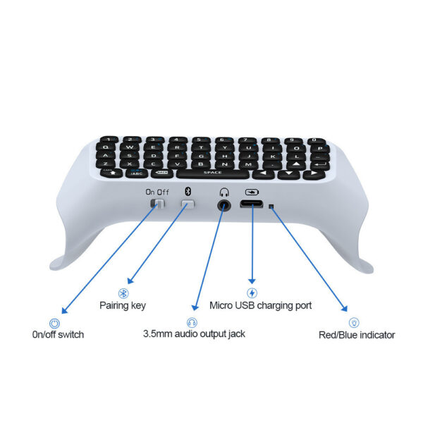 PS4 Handle Can Chat Voice Bluetooth Keyboard - Image 2