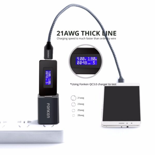 High-speed fast charging cable mobile phone charging cable - Image 2