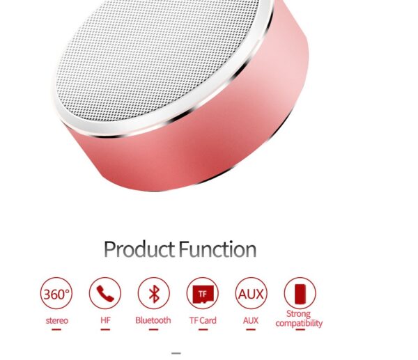 S8 portable Bluetooth speaker Mini card subwoofer built-in battery mini speaker - Image 10