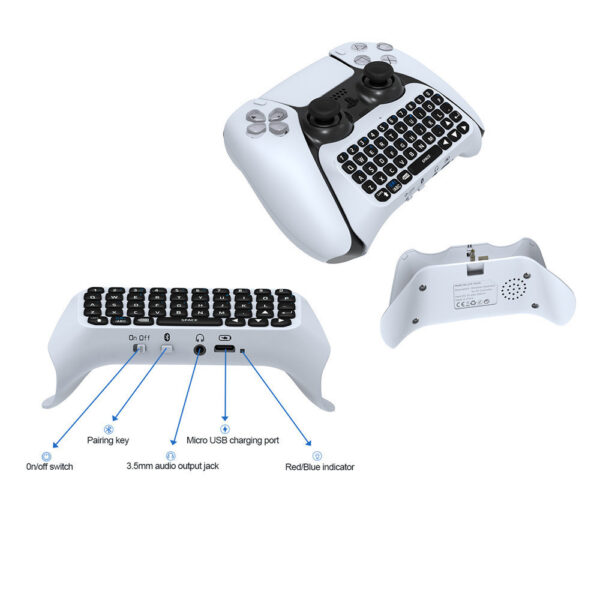 PS4 Handle Can Chat Voice Bluetooth Keyboard - Image 4