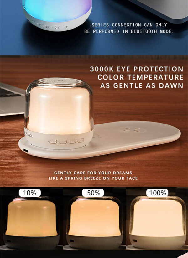 Koolmaax 2023 Night Light Charger 3 In 1 With Bedside Lamp Versatile New Trend - Image 5
