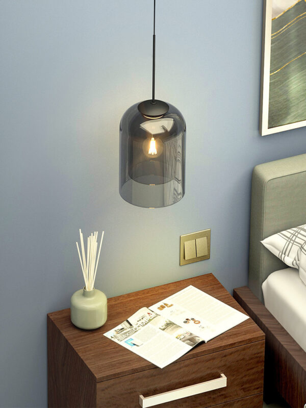 Nordic Wall Lamp Designer Villa Living Room Hotel Aisle Staircase Balcony Bedside Creative Glass Lamps - Image 8
