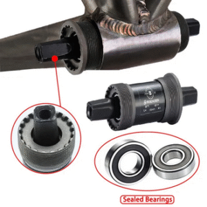 Bicycle bearing system BB Set 122.50mm English Square Bottom Bracket