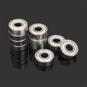 10Pcs 606zz Steel durable Sealed Shielded Deep Groove Ball Bearings 6mm x 17mm x 6mm