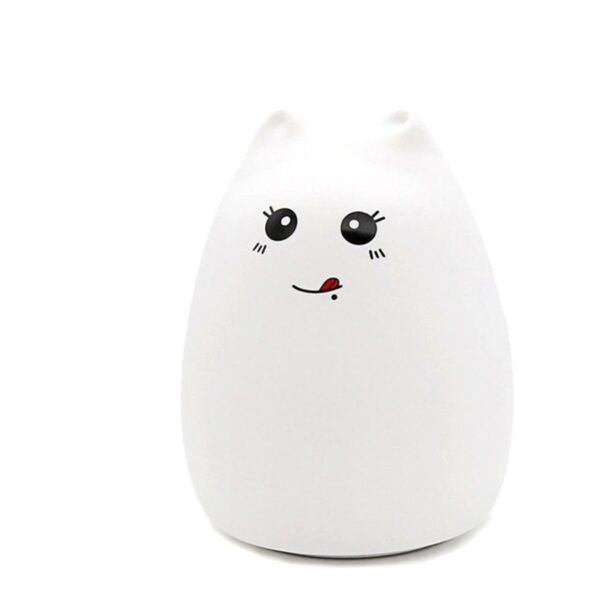 Silicone Touch Sensor LED Night Light For Children Baby Kids - Image 4