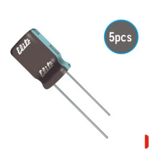 5pcs Electrolytic Capacitor 1000uF 16V Radial Polarized Aluminum Electrolytic Capacitors