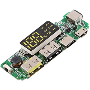 LED Dual USB 5V 2.4A Micro/Type-C USB Mobile Power Bank 18650 Charging Module Lithium Battery Charger Board Circuit Protection