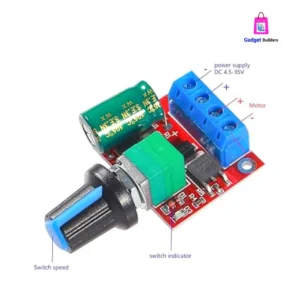 High-Quality 5V-28V 12V 24V 5A PWM DC Motor Speed Control Switch Controller Volt Regulator LED Dimmer Tool Professional - DC Motor Speed Control